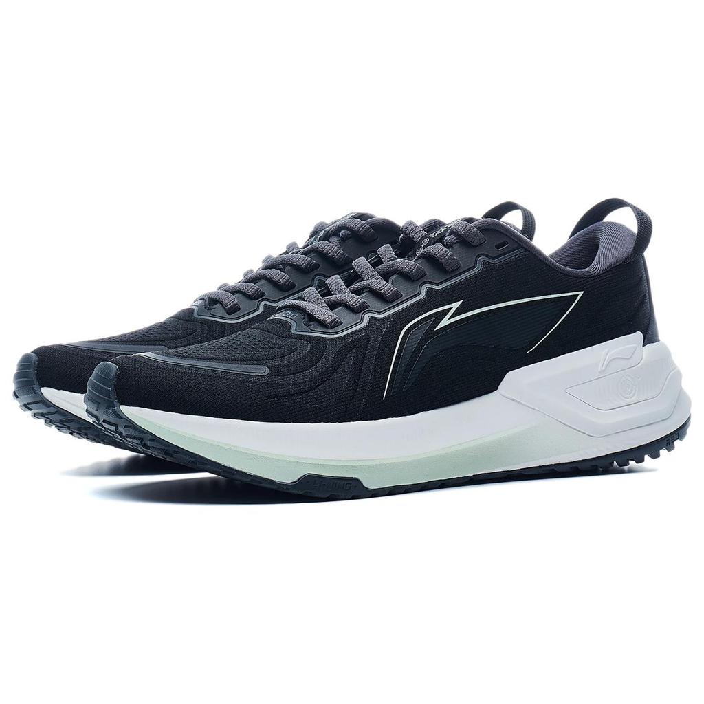 New LiNing YueYing 3.0 Cushioned Slip Resistant Support Low Top Running Shoes Women's Black ARHT020-10