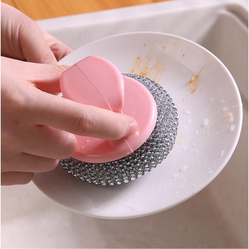 Kuchyňské kartáče na čištění domácích mazlíčků Domácnost Mycí miska Hrnec Kartáč na nádobí Odnímatelný Nepřilnavý Olej Odstraňování nečistot Univerzální Domácí Denní