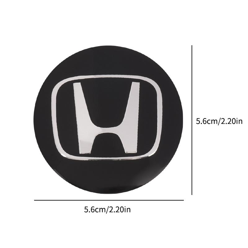 4pcs 56mm Car Wheel Center Covers Badge Sticker Stickers For Honda Civic XR-V CR-Z CRV HRV City Accord Legend Jazz RR VTi Fit