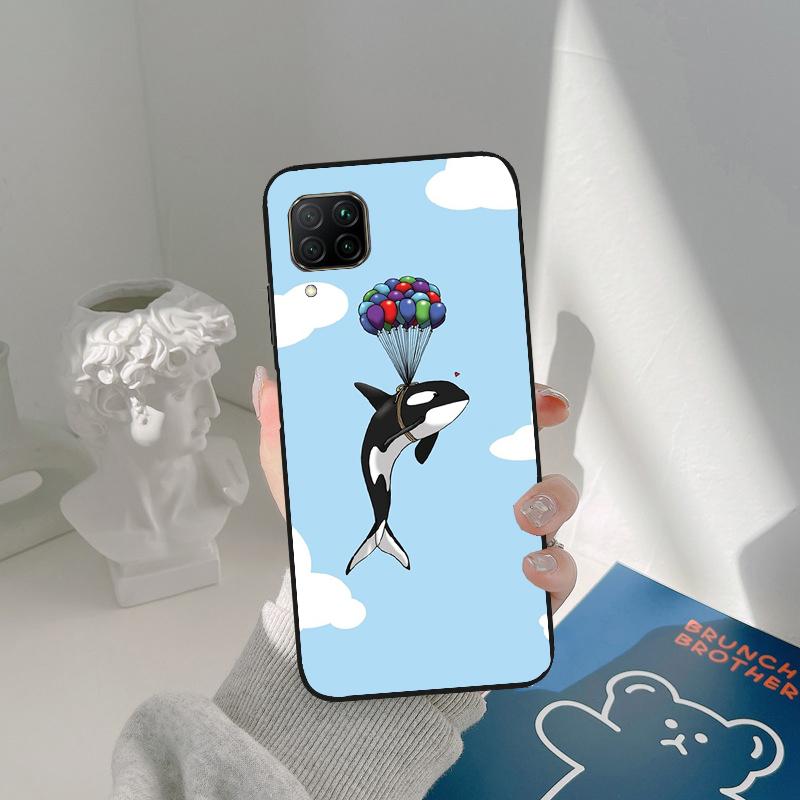 Orcas Killer Whales For Huawei Nova 11i 12i 12s 7i 8i Y73 Y70 Y90 Y60 Y72 Y61 Y91 9 10 SE P30 Pro P40 Lite Case