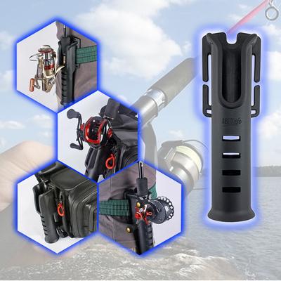 Rod Holder Portable Pole Inserter Fishing Rod Multi-function Quick Rods Rack Reusable Fishing Rod Holder Belts Outdoor