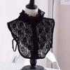 White Black Fake Collar Detachable Neckline Clothes Accessory False Collar  Women Girls