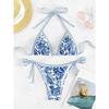 2026 Halter String Triangle Two Piece Bikini Women Swimwear Female Swimsuit Bathers Bathing Swimming Suit Beachwear Summer