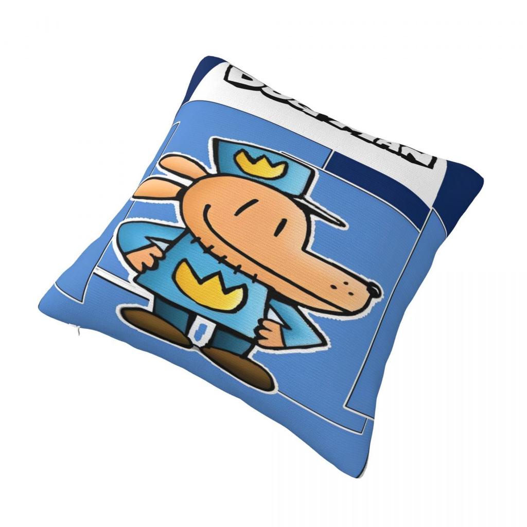 Home Decor Dog Man Pillowcases Accessories Pillow Cover Zippered Multi Size