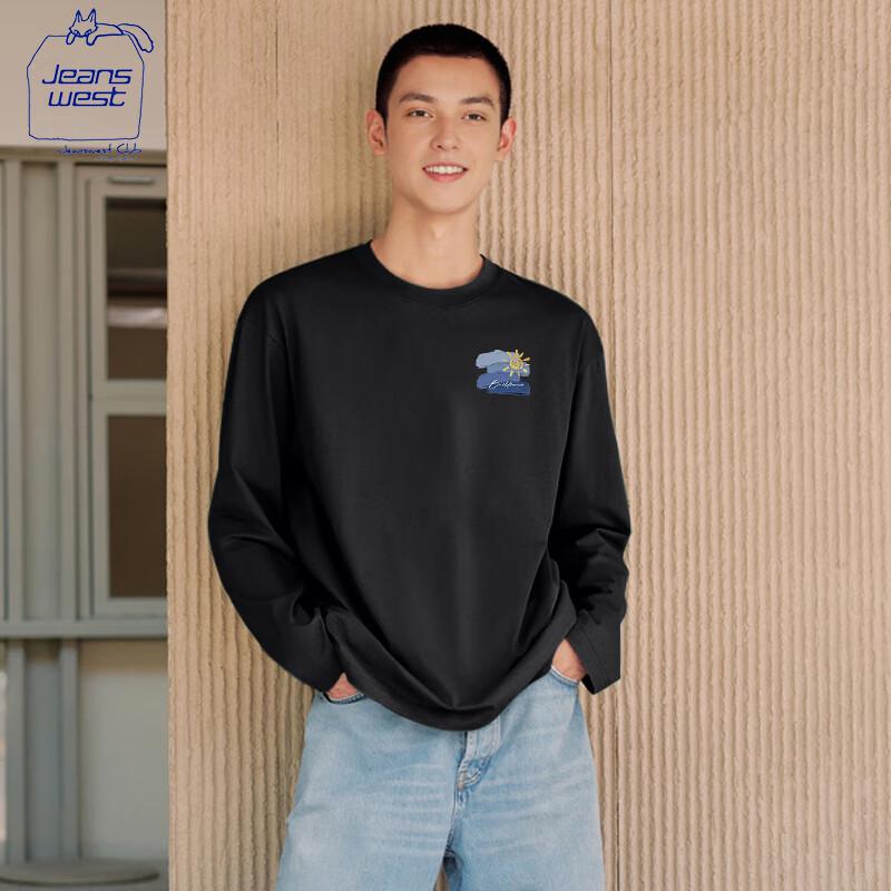 JEANSWEST CLUB Men s Long Sleeve Round Neck T-Shirt 3XL