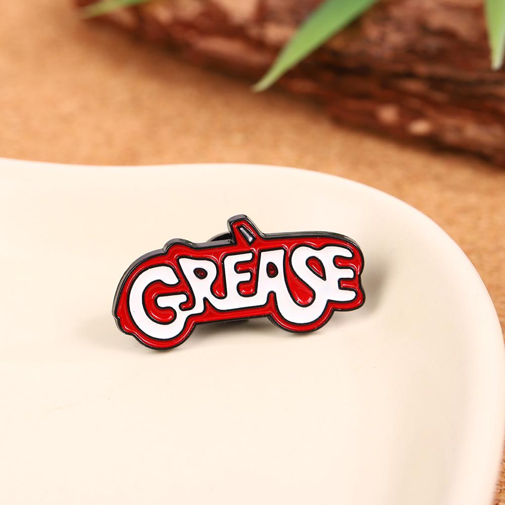 Cartoon English Alphabet Cartoon Brooch Premium Light Luxury Versatile Design Clothing
