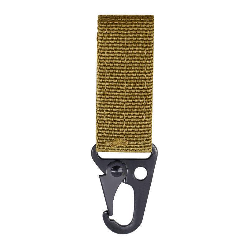 Outdoor Tactical Carabiner Webbing Belt Hook for Backpack and Climbing