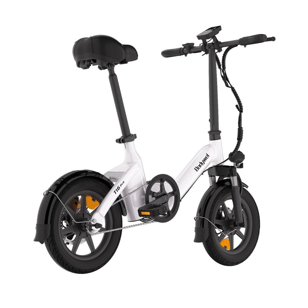 Bodywel T16PRO 14 Inch Lightweight Folding Electric Bicycle 36V7.8AH Battery 250W Motor Urban Commuting E- Bike Adult Outdoor Riding Electric Bike