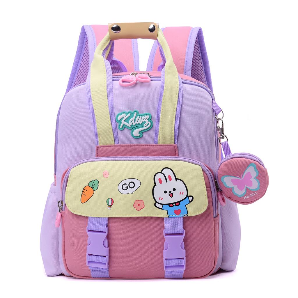 Schoolbag New Rabbit Love Children's Backpack Lightweight Burden Reduction 3-6 Years Old Boys and Girls Casual Versatile Batch