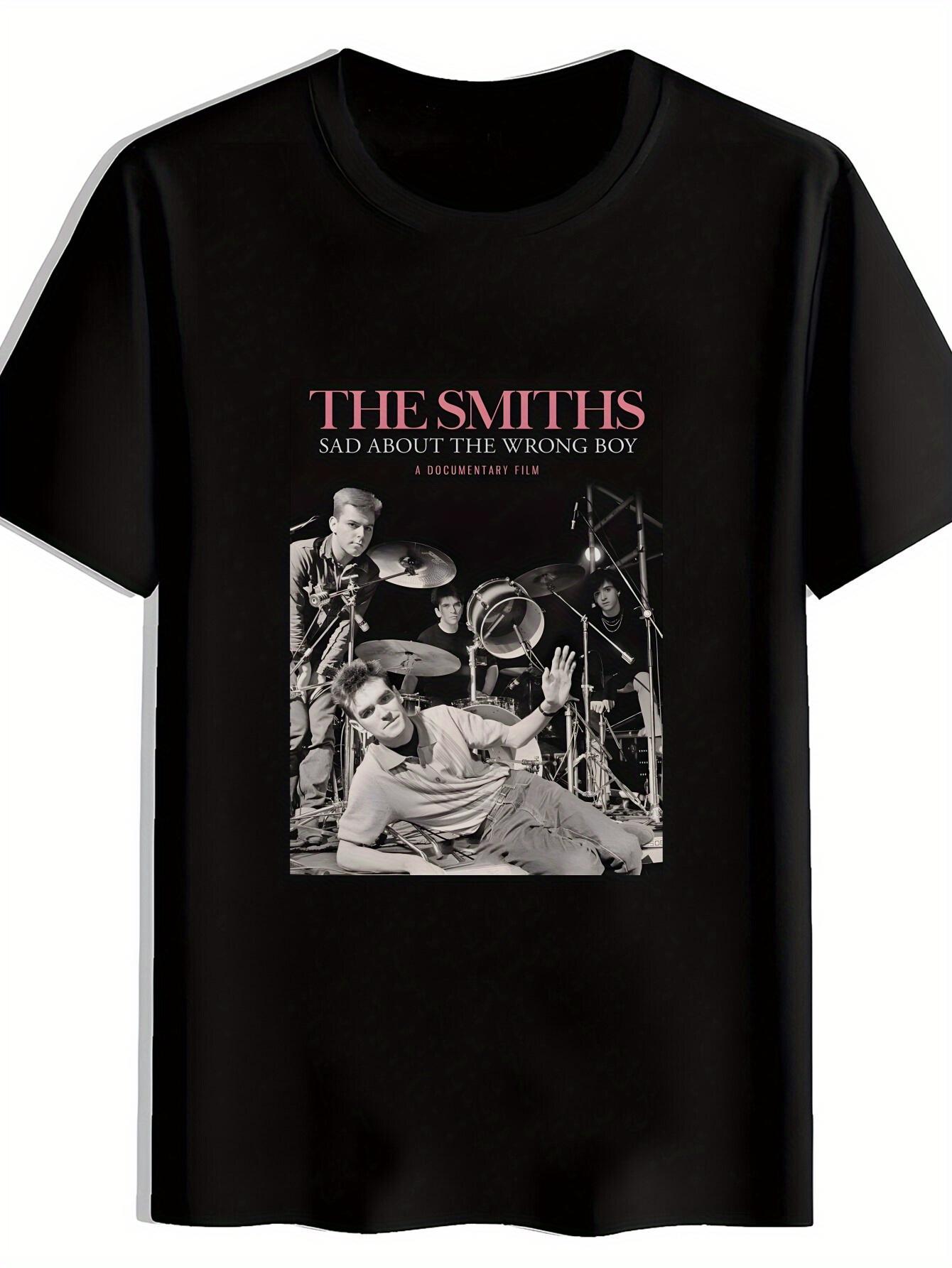 Vintage Rock Band Graphic T-shirt - The Smiths Said About The Wrong Boy Print S