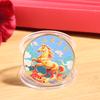 2026 Year Of The Horse Chinese Lucky Souvenir Coin Collectible Decoration Metal Crafts 40Mm Zodiac Horse Commemorative Medal