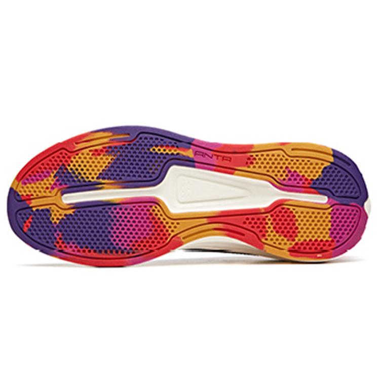 Anta Life Collection Super Body Slip Resistant Abrasion Resistant Low top Skateboard Shoes Men's Black Red 112118083-4