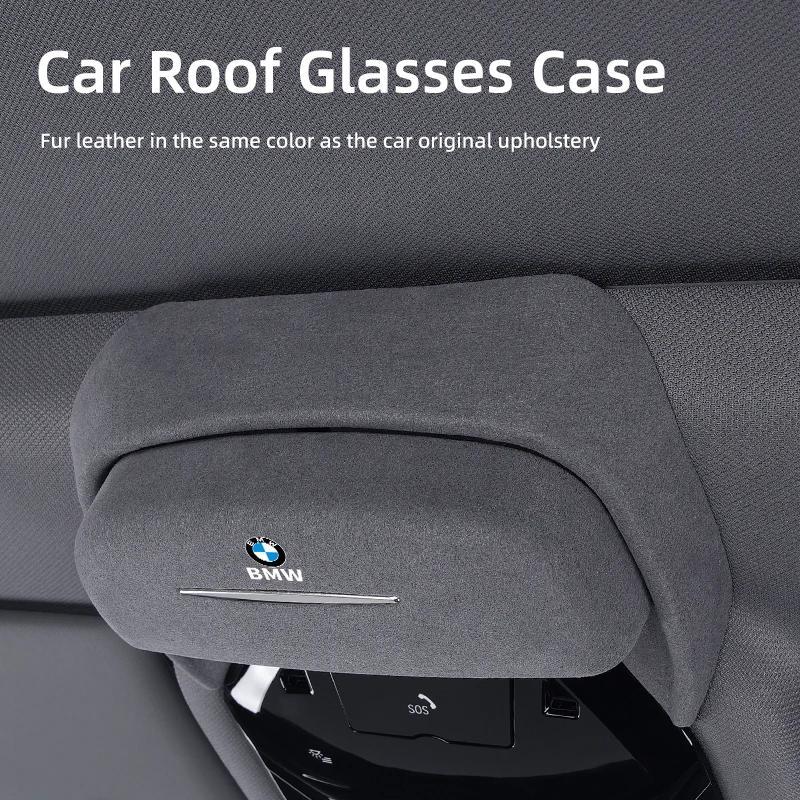Car Sticker 2025 Hot Car Interior Roof Glasses Storage Box Sunglasses Case Accessories For BMW Series 1 3 5 7 X3 X4 X5 X6 X7 F30