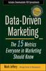 The Data-Driven Marketing : The 15 Metrics Everyone In Marketing Should Know Book
