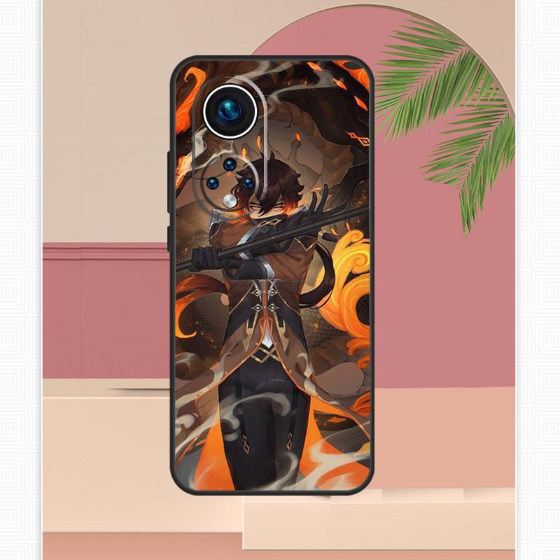 

Чехол Genshin Impact Zhong Li для Honor Magic 8 Pro 7 6 5 Lite Honor 200 400 X9c X9b X9a X8b X8a X8c 50 70 90 Honor X8c