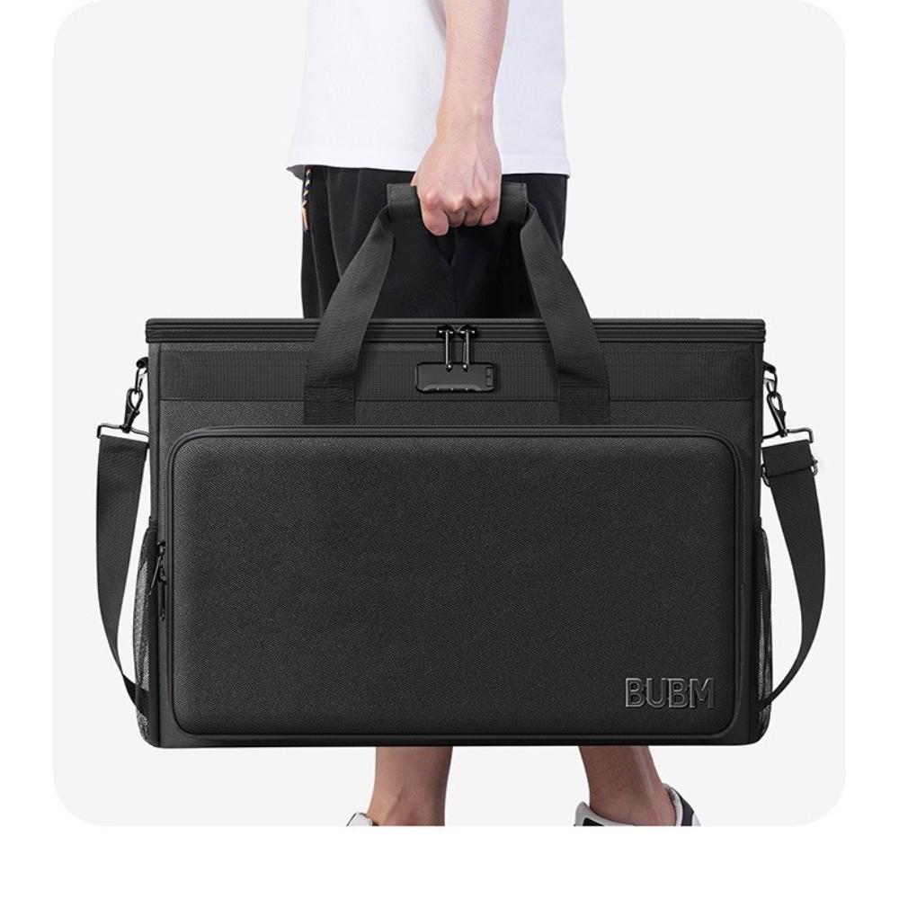 Large Capacity Computer Monitor Storage Bag Wear Resistant Padded Shoulder Bag Desktop PC