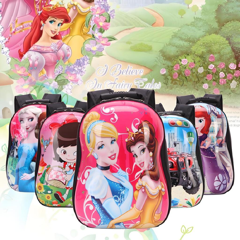 Frozen Me Despicable Sofia The First Kids School Students Backpack