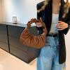 Nuevo Bolso Dumpling de un Hombro Estilo Coreano Bolso Francés Bolso Nube a la Moda Plisado de Mano Bajo el Brazo