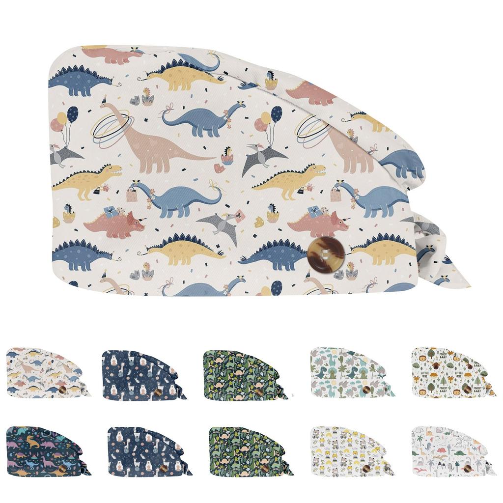 Fashion Animal Print Work Hat Casual Wash Hat Bag Cap