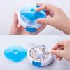 Portable Pill Box Weekly Rotating Split Fruit Points Drug Carry With You Mini Medicine Boxs Medicine Travel Pillbox