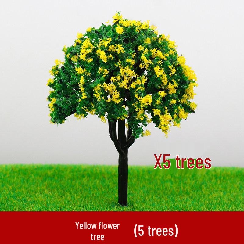 DIY Colorful Cherry Blossom Model Tree – Perfect for Sandbox and Scene Building