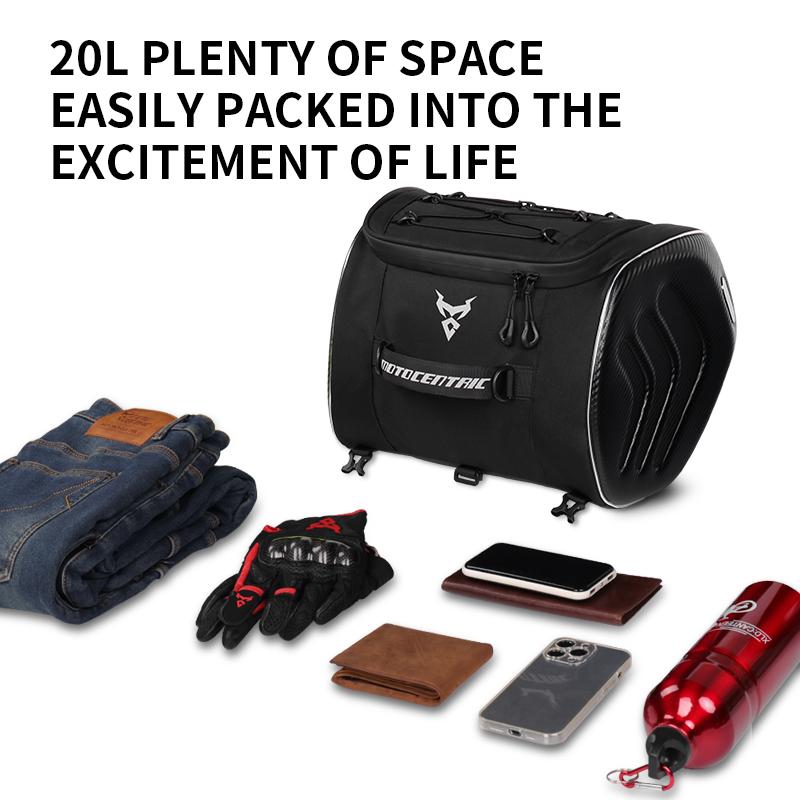 MOTOCENTRIC Waterproof Motorcycle Helmet Bag 37L 30L High Capacity Multi-functional Shoulder Waist Bag Luggage Moto Equipment