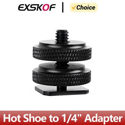 Hot Shoe To 1/4" Adapter Camera Hot Shoe Mount Adapter Flash Shoe To 1/4" Adapter For GoPro 12 11 10 9 8 7 5 DJI Digital Camera