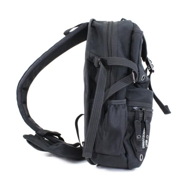 2023 Limited Model EAGLE SERIES TOP GUN Body Bag AVX305J Canvas One Shoulder Bag TOMCAT [Avirex] (Black)