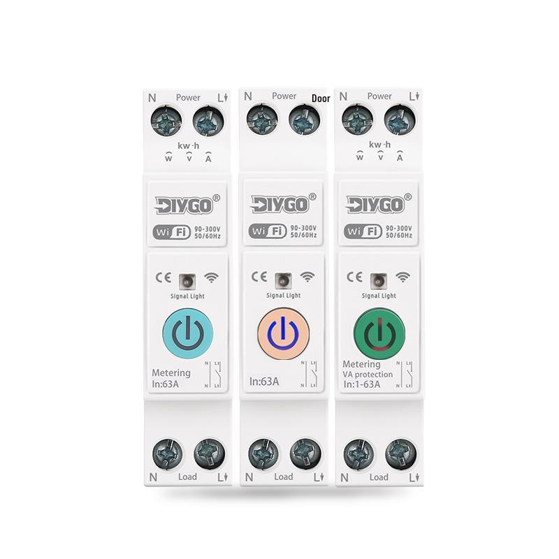 Smart WiFi Circuit Breaker with Voltage Protection and App Control
