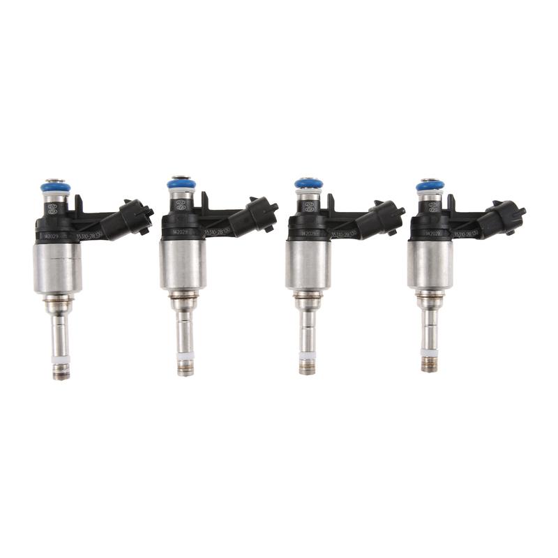 4Pcs 35310-2B130 FJ1146 Fuel Injector Compatible with Hyundai 2012-2017 Accent 1.6L Non Turbo Kia 2012-2016 Rio 1.6L Non Turbo