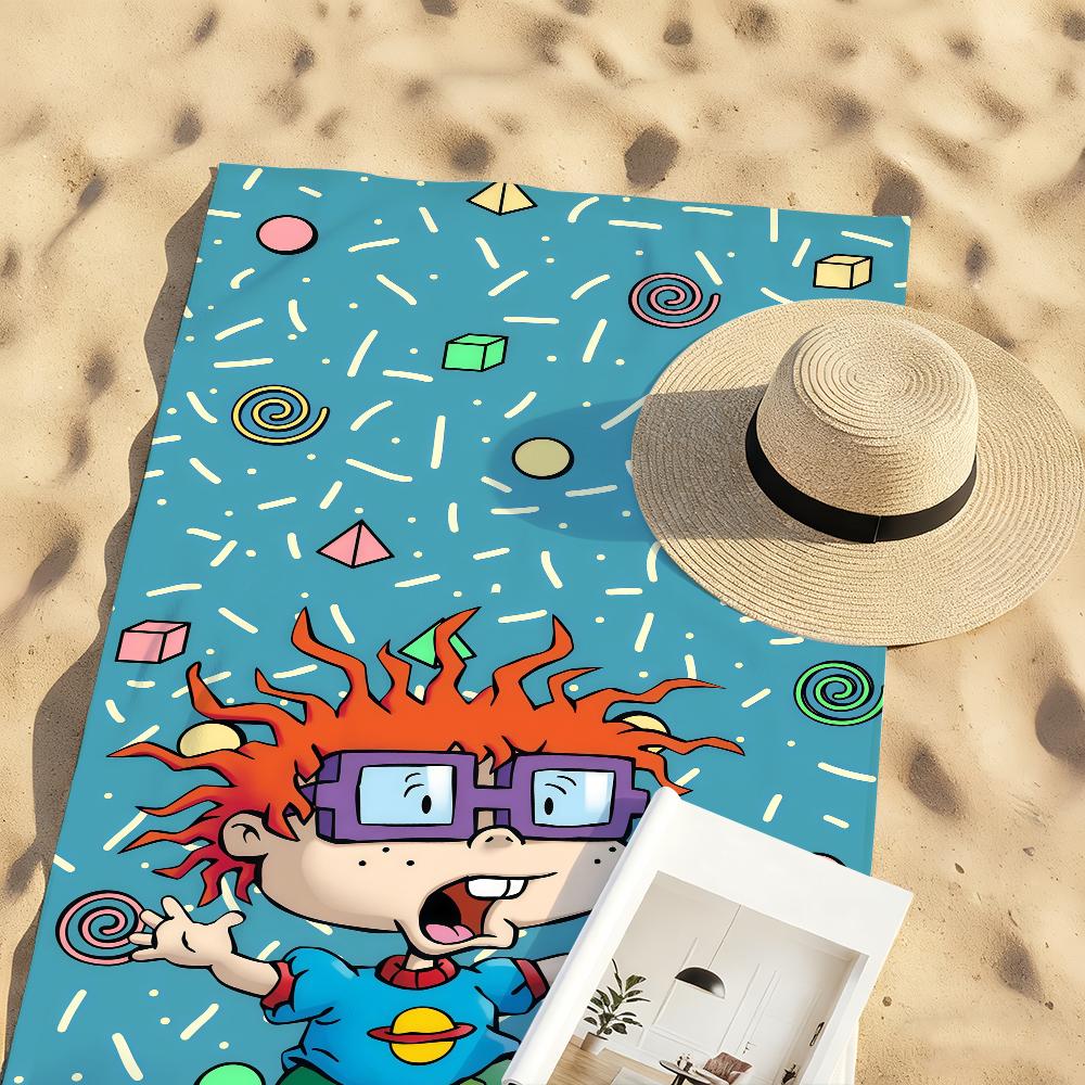 Cartoon R-Rugrats Towel Quick Drying Beach Towels Are Suitable For Swimming Pools Camping Yoga And The Gym