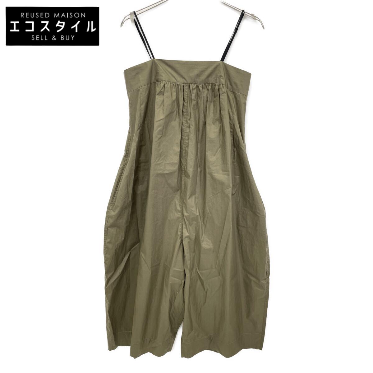 

TENNE РУЧНОЙ РАБОТЫ СОВРЕМЕННЫЙ Серый комбинезон с драпировкой Комбинезон Комбинезон БЕСПЛАТНЫЙ хакиПодержанный