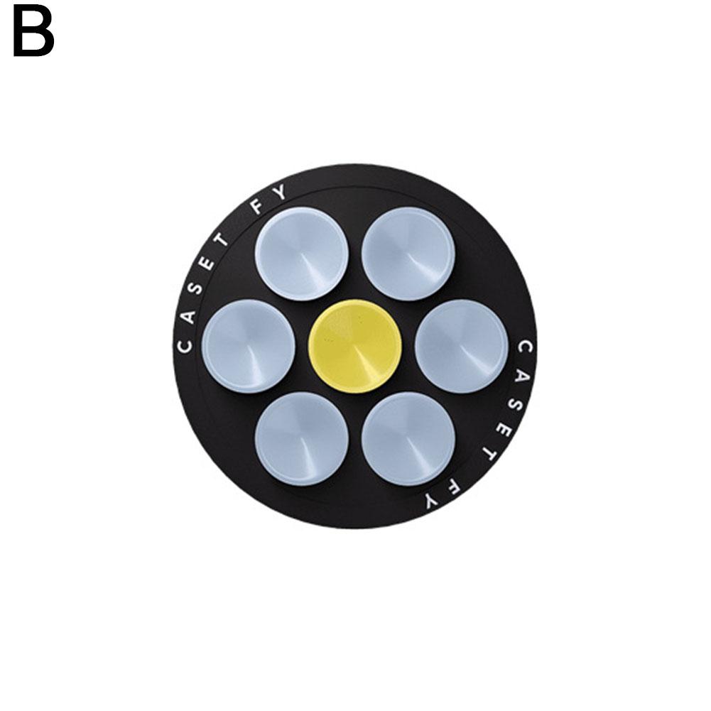 

Магнитный держатель для телефона на присоске Маленький силиконовый чехол-присоска Подставка-держатель для всех мобильных телефонов Многоугольная фиксация синий