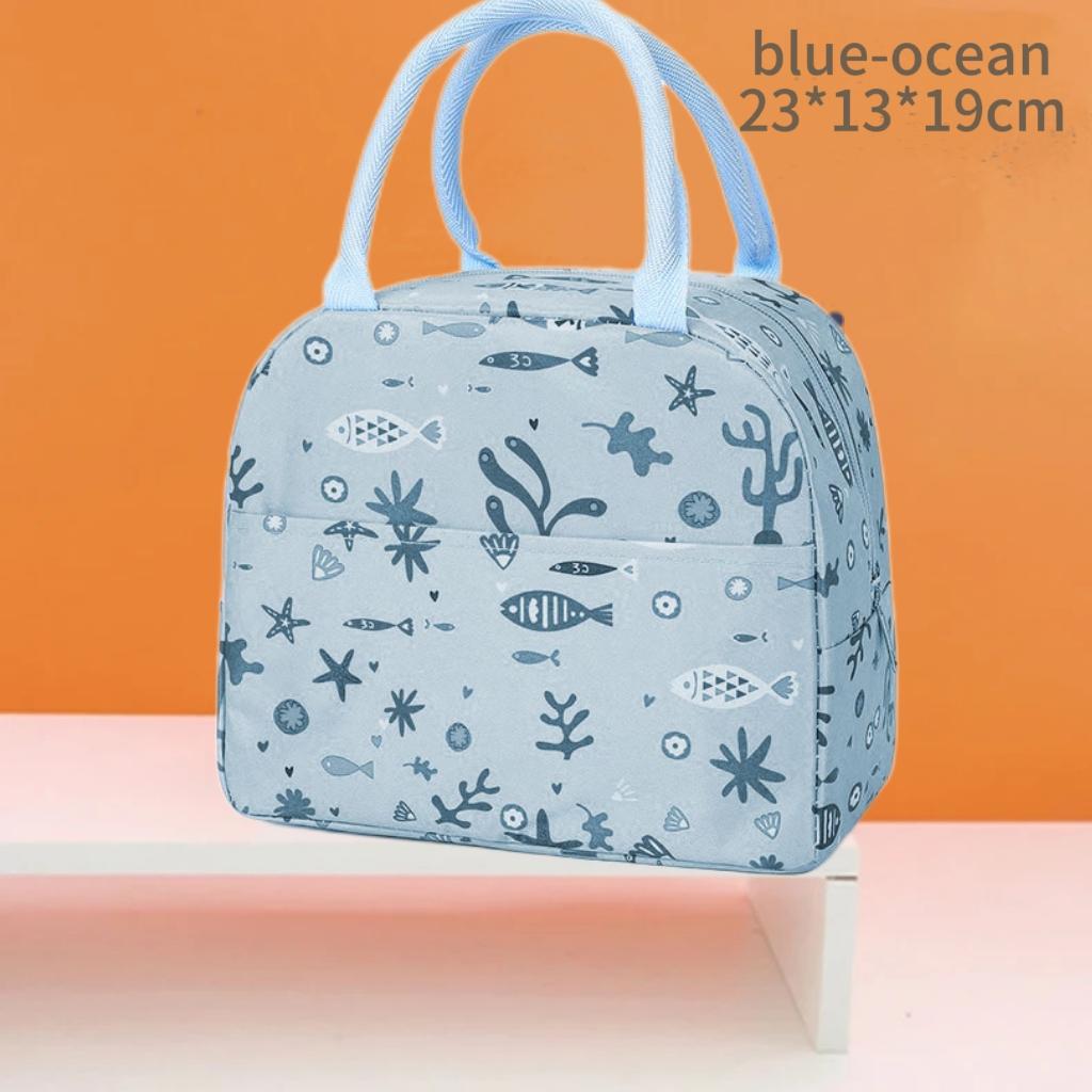 Obědová taška na jídlo Hliníková termotaška s chladicím izolačním boxem Fóliová Dětská svačinová krabička Taška na uskladnění jídla Školní a pracovní tašky na jídlo