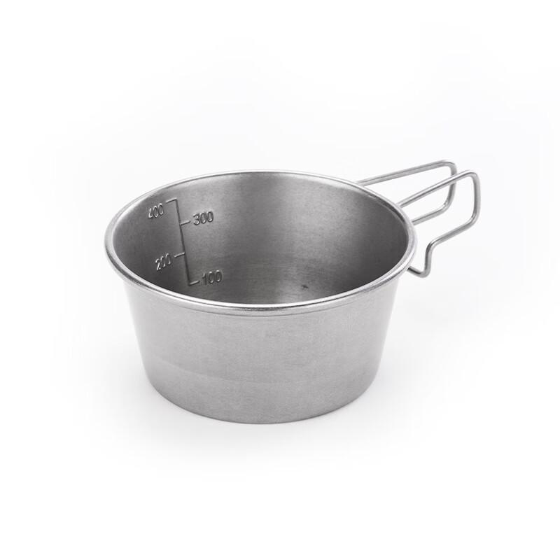 NuFeng Outdoor 304 Stainless Steel Folding Sierra Cup
