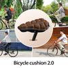1 Set Bicycle Seat Cover Ergonomic Inflatable Non-slip 3D Airbags Comfortable Sit TPU Mountain Bike Foldable Saddle Cover Cycling Supplies