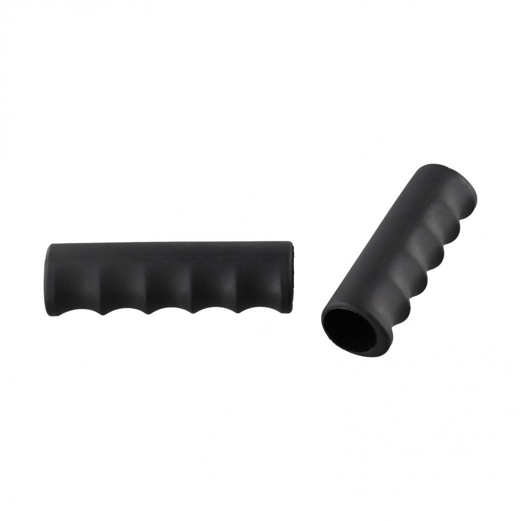 2 PCS Handle Cover Black Plastic Rubber Weatherproof