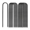 Set of 6 Ground Screws Strong Ground Spikes Steel Ground Fixings Ground Tie Easy to Use Solution for Camping & Picnics