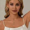 S925 Sterling Silver Adjustable Knots Pendant Necklace Y Shape Neck Chain for Women Original Design Trendy Jewelry Gift