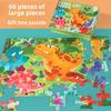 Dinosaur Farm Transportation Animal Theme Puzzle Toy Children