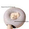Four Seasons Universal Felt Donut Cat Bed with Tunnel and Toy