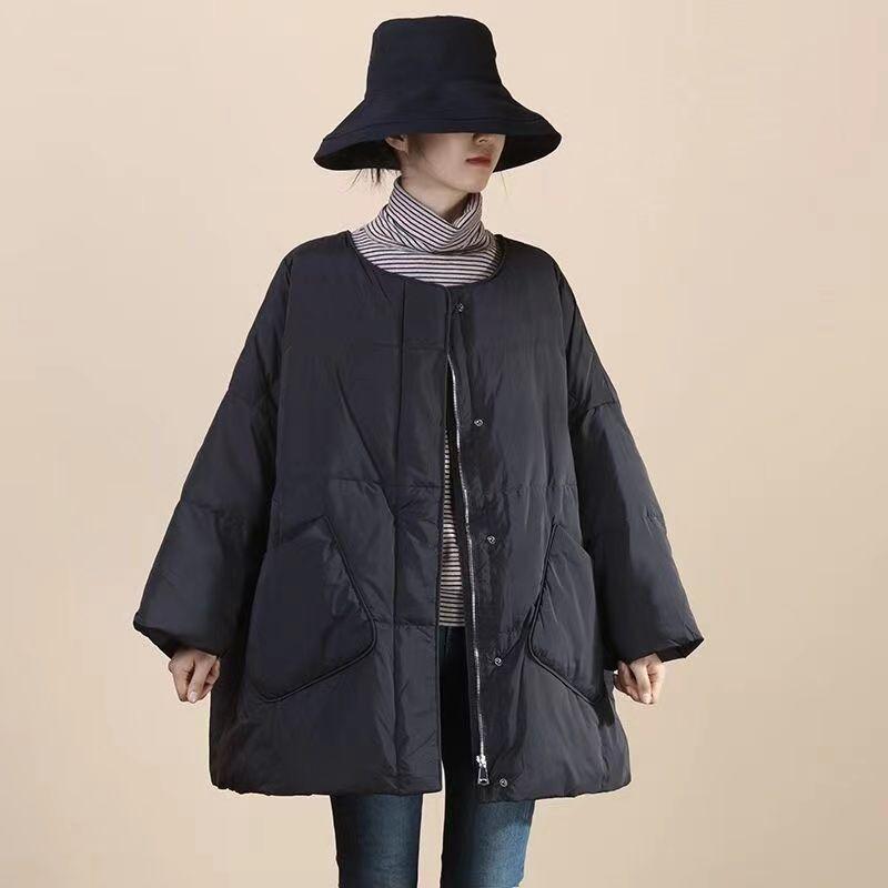 

Отправить шарф, хлопковая одежда с большим карманом, женская зимняя новая модная омолаживающая утолщенная свободная студенческая хлопковая одежда тренд 2 120-150 чёрный