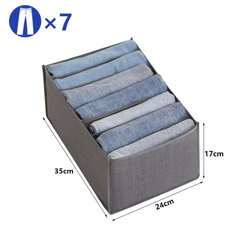 

New Underwear Storage Box Foldable Large Capacity Drawer Compartment Box Multifunctional Household Socks Sorting Box