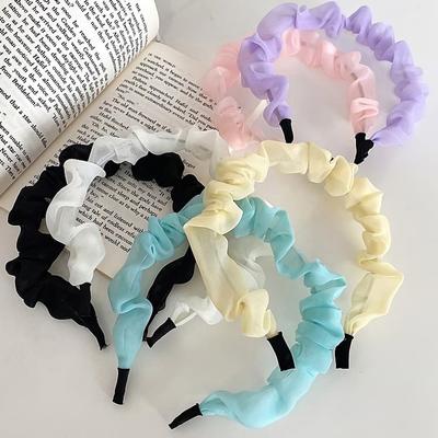 Women's Hairband Headband Paisley Bandana Hwasa See-Through