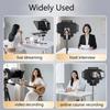 Portable T24 Teleprompter Wide Screen Dual Hot Shoe For Phone Tablet Tripod Light Stand Live Streaming Video Shoot And Recording