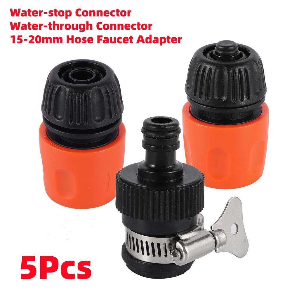 8-Funktionen Wasserpistole 16mm Schlauch-Sets Garten Landwirtschaft Bewässerung Autowaschanlage Wasserleitung Hof Rasenbewässerung Sprühpistole Haustierdusche