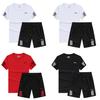 Stylish Quick-drying Men Women Sports Suit With Breathable T-shirt And Shorts Set