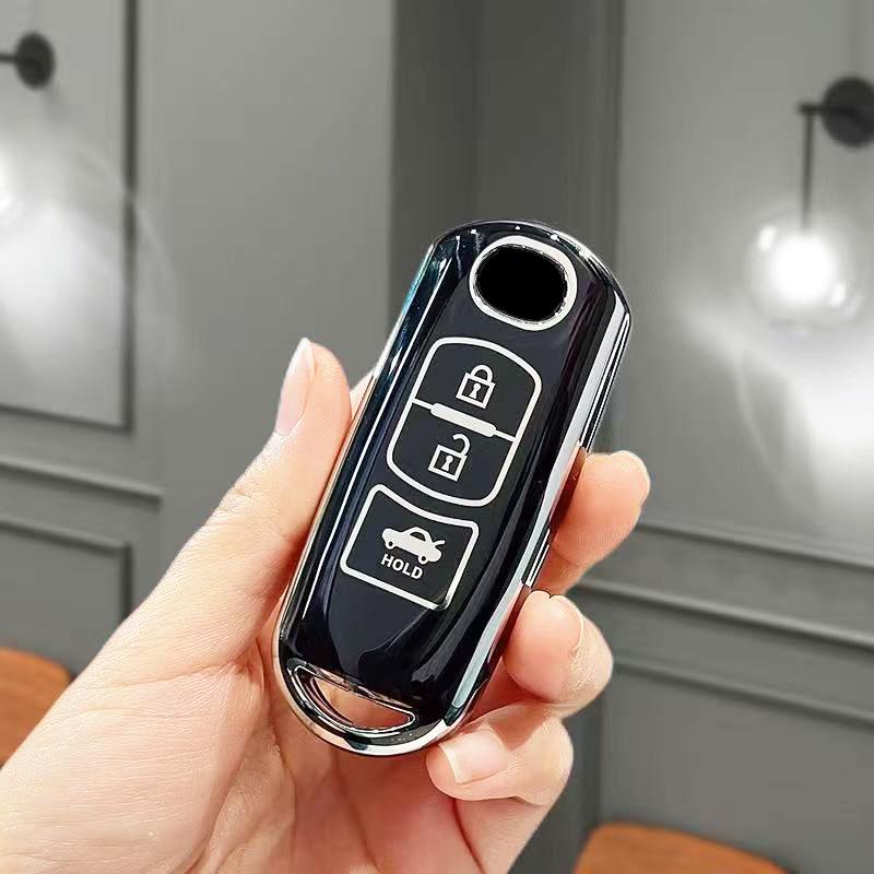 Fashion TPU Keyless Protector For Mazda 2 3 5 6 Axela Atenza MX5 CX-3 CX-4 CX-7 CX8 CX-5 CX-9 Demio Car Cover Fob Case Holder
