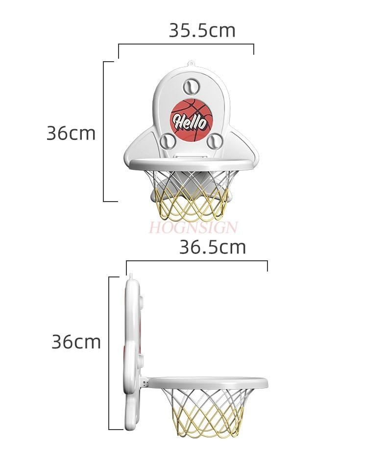 Basketball Rack For Children Indoor Adjustable Shooting No Punching Wall Mounted Basketball Frame For Children