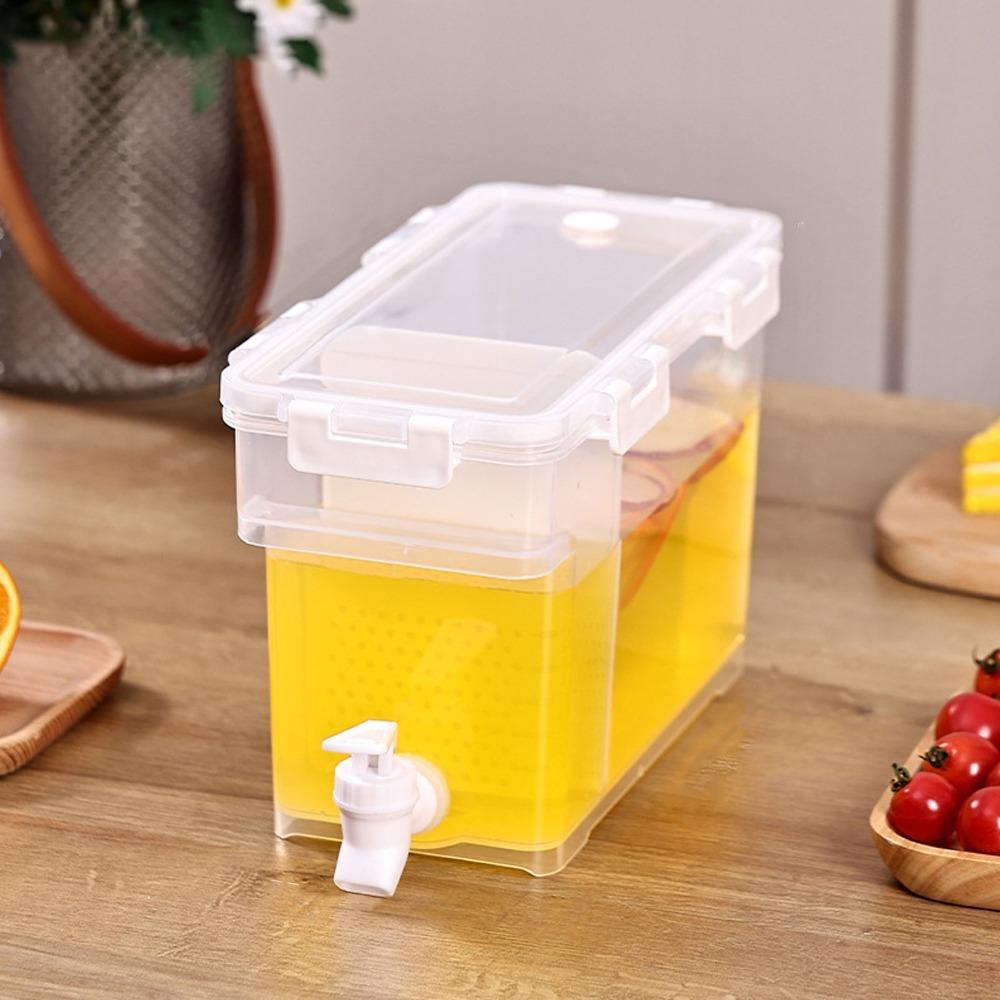 PET Drink Dispenser 3.5L Capacity Water Dispenser Portable Lemonade Container For Party